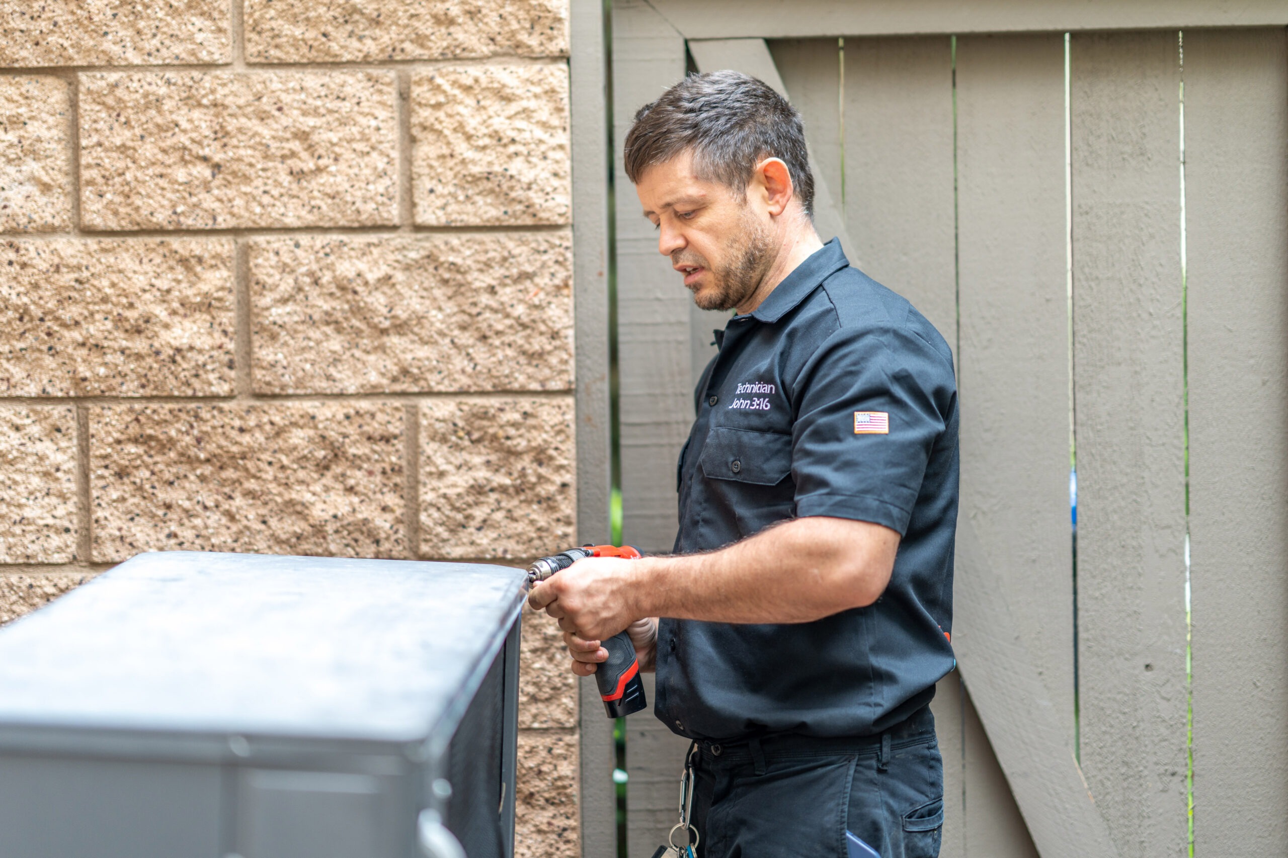 cooling and heating repair technician